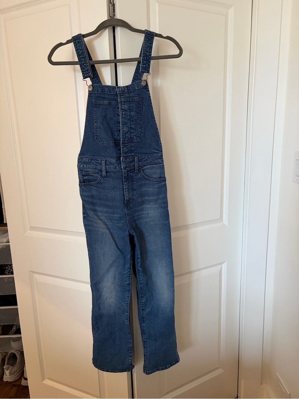 Lucky Brand Classic Blue Denim Overalls for Women 2/26
